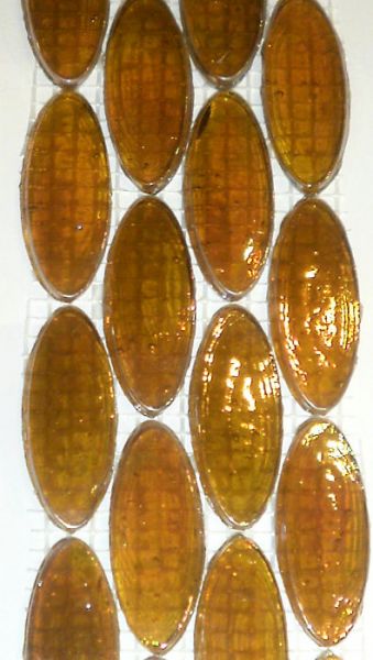 Ovale Glas-Blüten - Morocco - 24 Stück