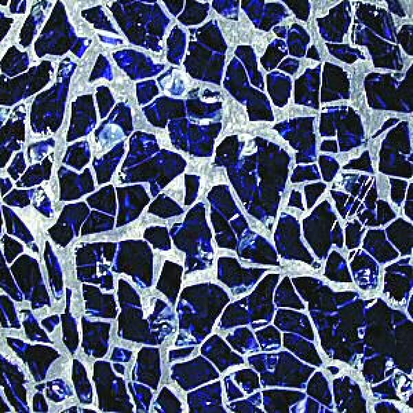 Safety-Glas Mosaikplatte 15x20cm - Blau