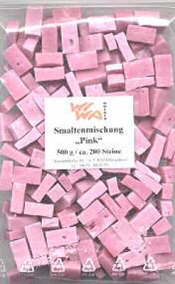 Smalten ca. 10x15mm - Mischung "Pink" - 500 g