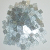 Acryl-Mosaik Glitter 1x1cm -  "Silber" - 50g