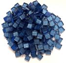 Soft-Glas 10x10mm - Blau-Metallic - 200g