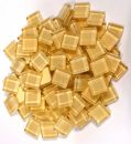 Soft-Glas 15x15mm - Gold-Metallic - 200g