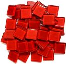Soft-Glas 20x20mm - Rot-Metallic - 200g
