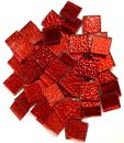 Spiegelmosaik 15 - Rot - geriffelt - 125g