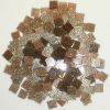 Acryl-Mosaik Glitter 1x1cm -  "Kastanie" - 50g