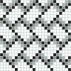 WiWaColor 20x20mm - Fertigdekor "Kachel Grau" - 1 Bogen