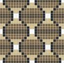 WiWaColor 20x20mm - Fertigdekor "Pflaster Braun Dunkel"- 1 Bogen