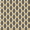 WiWaColor 10x10mm - Fertigdekor "Stoff Braun" - 1 Bogen