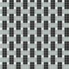 WiWaColor 10x10mm - Fertigdekor "Stoff Grau" - 1 Bogen