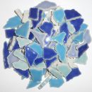 Flip-Keramik - Mischung "Blau"