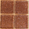 Soft-Glas 20x20mm Glitzer - Gold - 28 St.